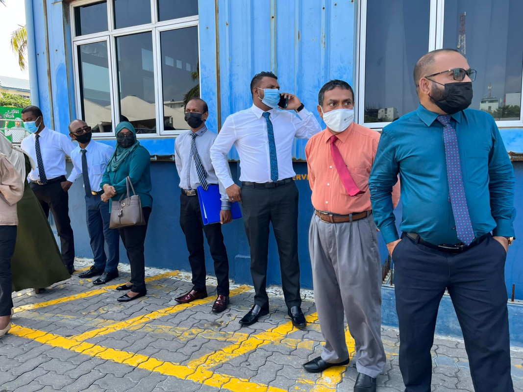 ޓީޖެޓީ އާއި ހަވާލުވާން މާލެ ސިޓީ ކައުންސިލްގެ މެންބަރުން އެތަނަށް ގޮސް