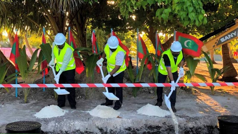 ހިރިމަރަދޫގެ ފެނާއި ނަރުދަމާގެ މަސައްކަތް ފެށުން