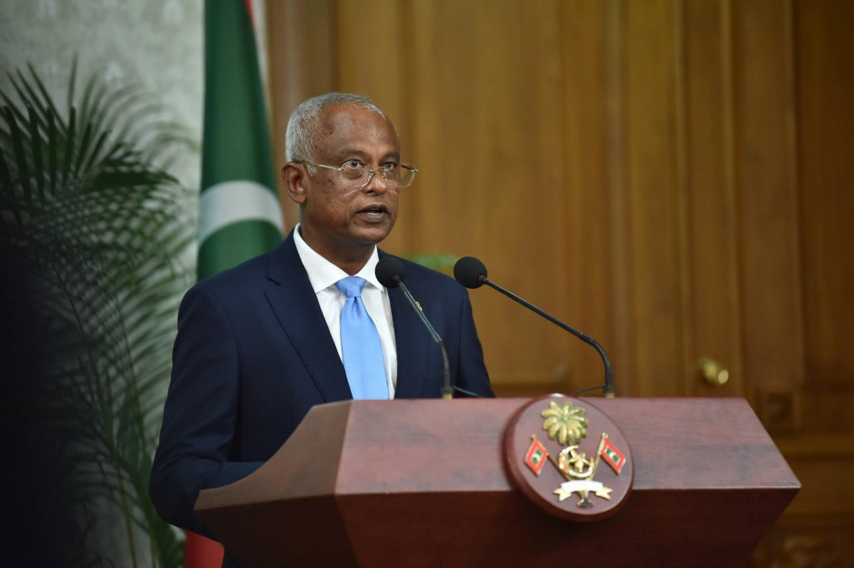 ރައީސުލްޖުމްހުރިއްޔާ އިބްރާހީމް މުހައްމަދު ޞާލިހު ގުޅިފައިވާ ބަޔާން ދެއްވަނީ