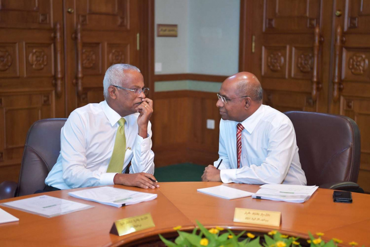 ކުރީގެ ރައީސް އިބްރާހީމް މުޙައްމަދު ޞާލިޙާއި އެމްޑީޕީގެ ރައީސް ޢަބްދުﷲ ޝާހިދު