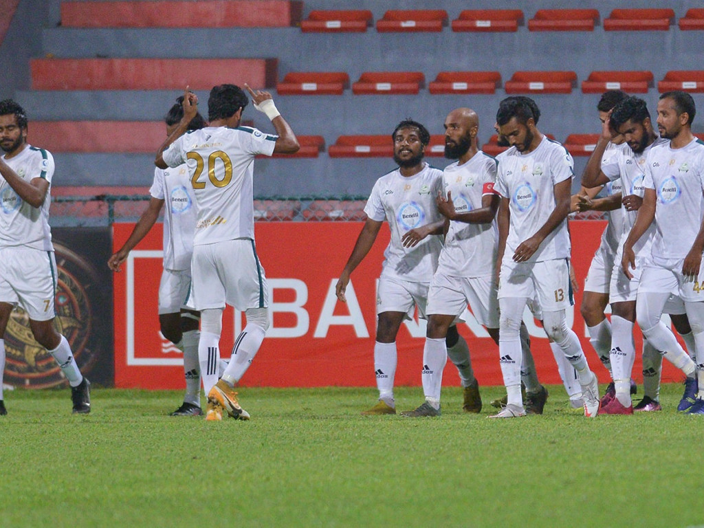 ލީގު މެޗެއްގައި ގްރީން ކުޅުންތެރިން ލަނޑު ޖެހުމަށްފަހު؛ ފޮޓޯ-އެފްއޭއެމް