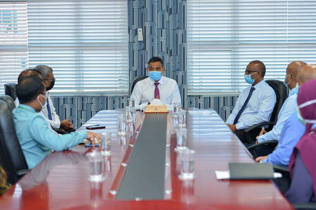 ރައީސުލްޖުމްހޫރިއްޔާގެ ނާއިބު އައިޖީއެމްއެޗް ގެ ސީނިއަރ މެނޭޖްމަންޓާ ބައްދަލުކުރެއްވުން