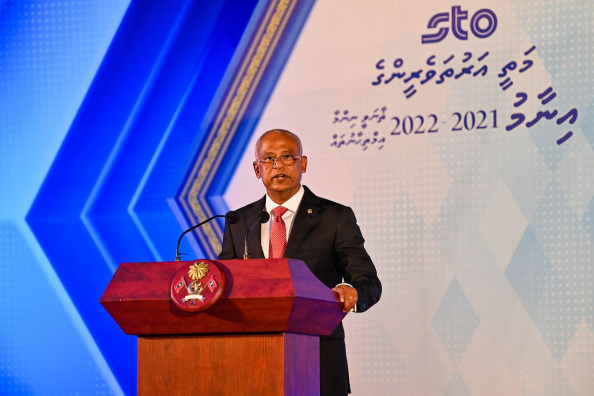 މަތީ އަރުތަވެރިންގެ އިނާމު ދިނުމުގެ ޖަލްސާގައި ރައީސް ވާހަކަފުޅު ދައްކަވަނީ