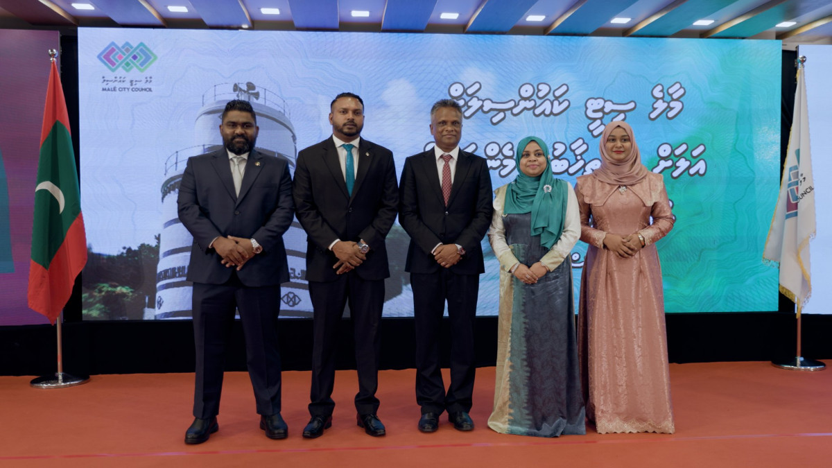 Newly elected council members sworn in