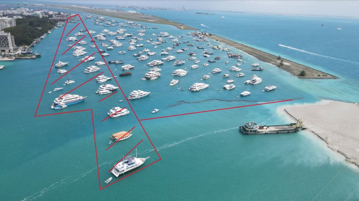 ހުޅުމާލެ ފޭސް 2 ފަޅުން ބިން ހިއްކާތީ އުޅަނދުތައް ނަގަން އަންގާފައިވާ ސަރަހައްދު