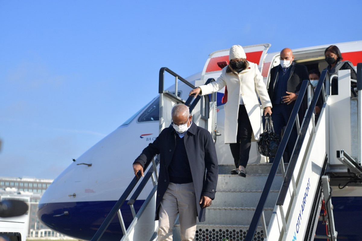 President arrives in London for World Travel Market