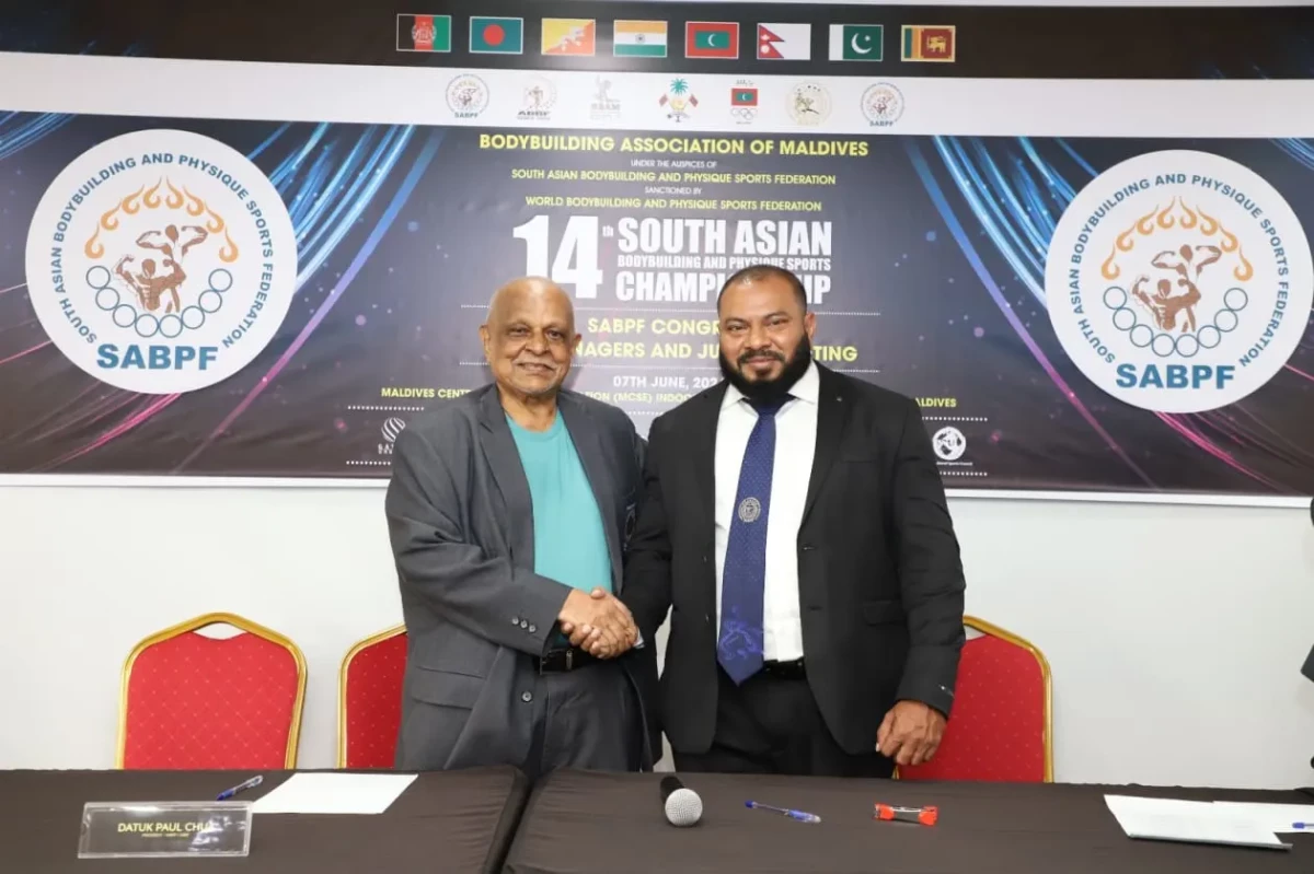 ސައުތު އޭޝިއަން ބޮޑީބިލްޑިން ފެޑަރޭޝަންގެ ރައީސަކަށް އިންތިޚާބު ކުރި އިއްބެ