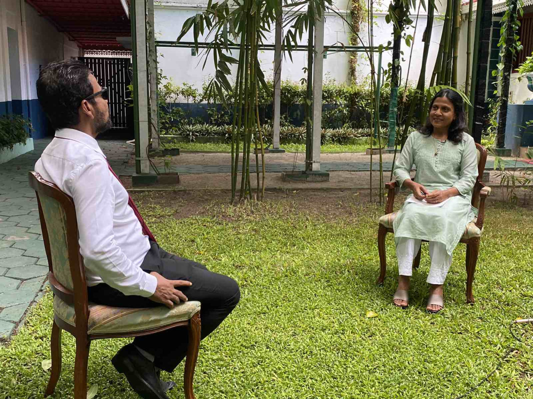 ފަސްޓްލޭޑީ ފަޒްނާ އަޙުމަދު ރާއްޖެޓީވީއަށް ދެއްވި ޚާއްސަ އިންޓަރވިއުގެ ތެރެއިން