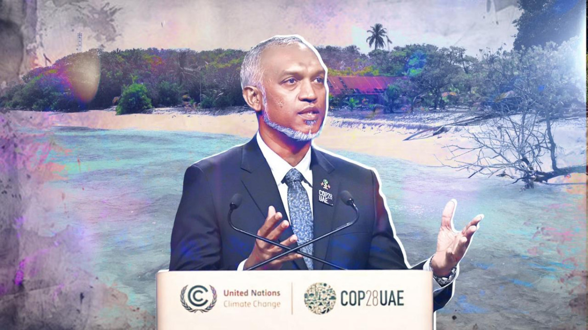 މޫސުމަށް އަންނަ ބަދަލުތަކުން ރާއްޖެއަށް ލިބޭ ގެއްލުން ތަކުން ރައްކައުތެރިކަން ހޯދަން ރާއްޖެއަށް ފައިސާ ބޭނުންވާ ކަމަށް މުއިއްޒު ވަނީ ވިދާޅުވެފައި