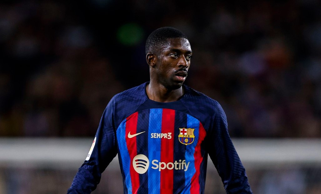 ބާސެލޯނާ އަށް ކުޅެމުން އަންނަ ޑެމްބެލޭ