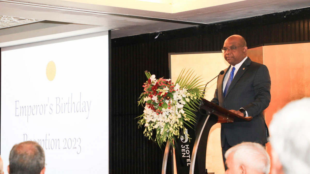 Foreign Minister Shahid attends Japan Reception as Guest of Honour, to celebrate the Birthday of His Majesty the Emperor of Japan