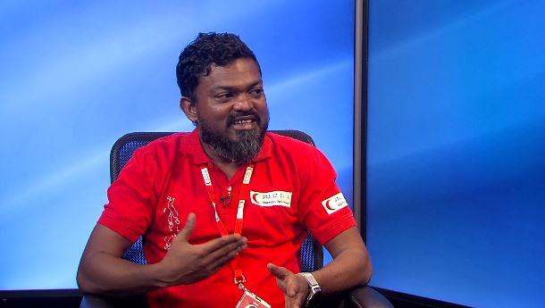 ދިވެހި ރެޑްކްރެސެންޓުގެ މާލެ ބްރާންޗްގެ މެނޭޖަރު މުޙައްމަދު އަދީލް