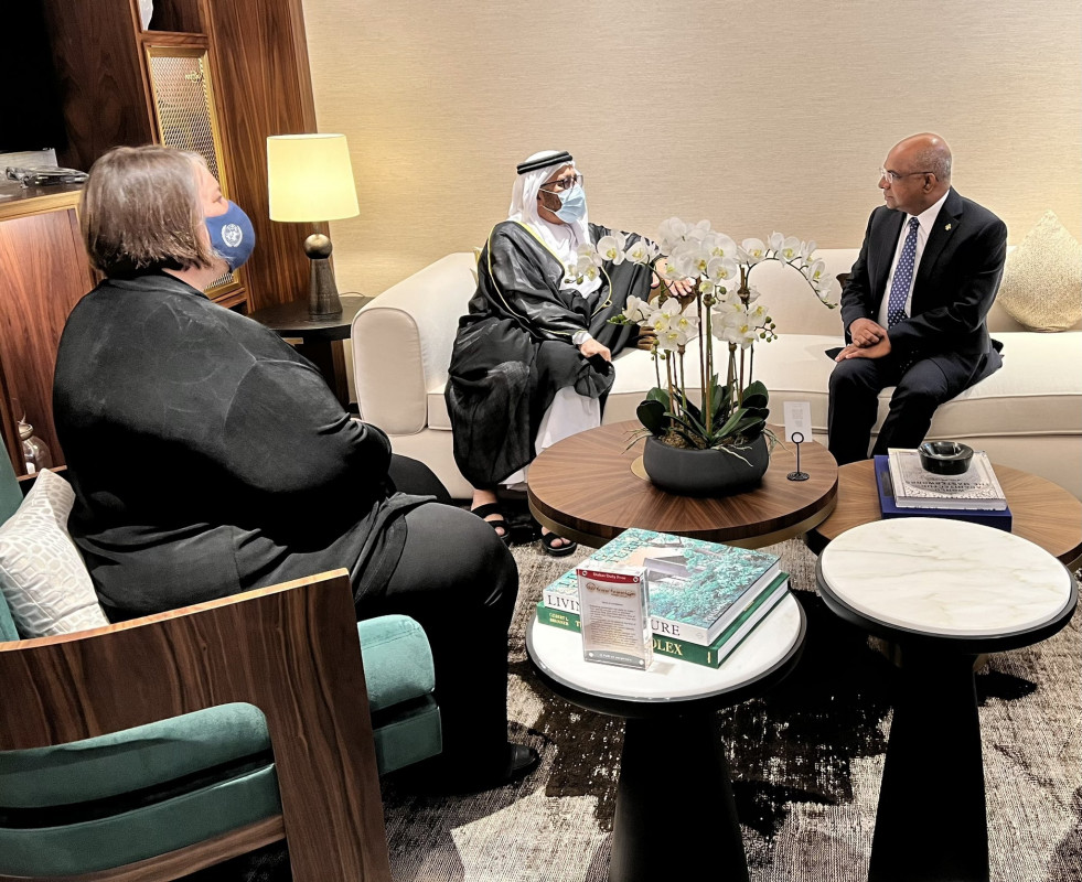 UNGA President Abdulla Shahid arrives in UAE