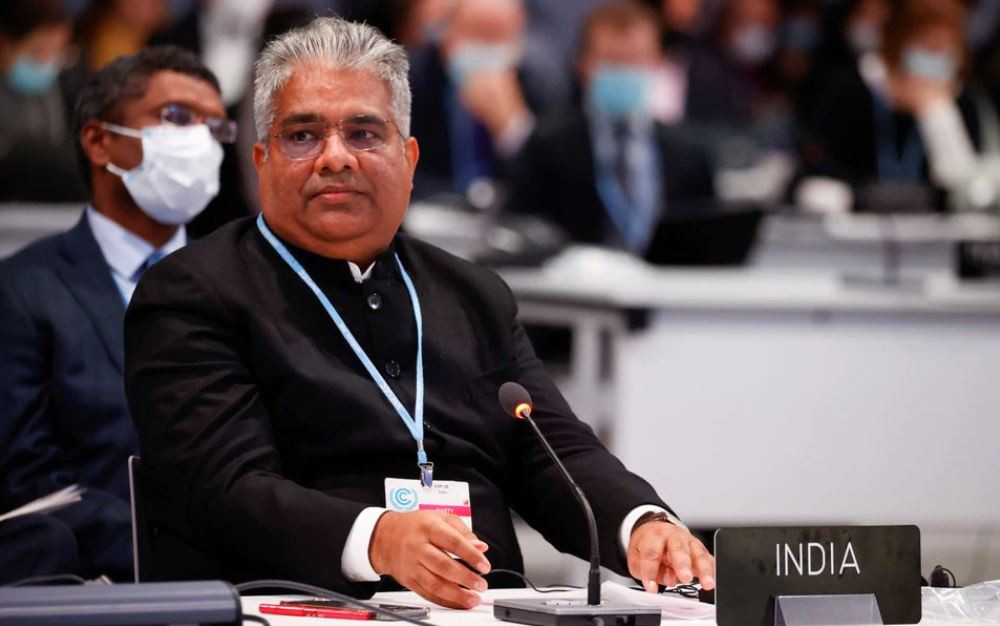 ކޮޕް26 ކޮންފަރެންސްގައި އިންޑިޔާގެ އެންވަޔަރަންމަންޓް އެންޑް ކްލައިމެޓް މިނިސްޓަރ