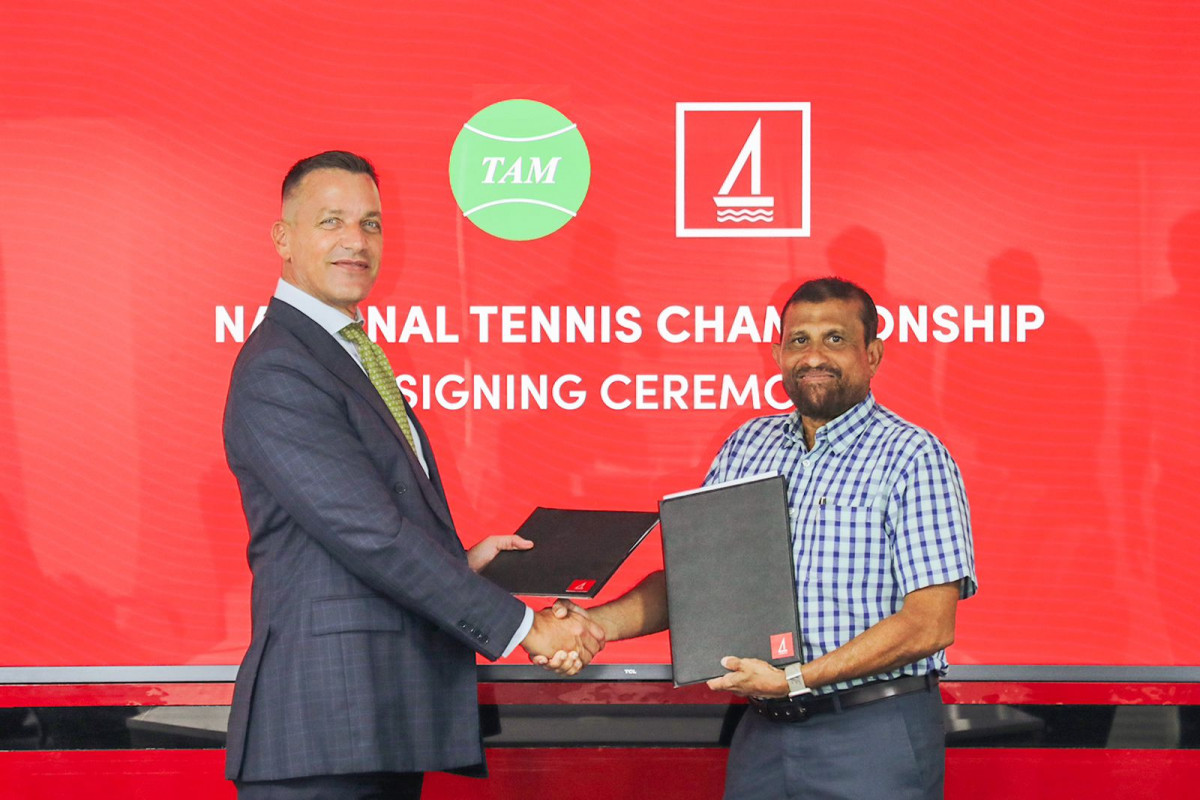 Bank of Maldives renewed its partnership with Tennis Association on Tuesday
