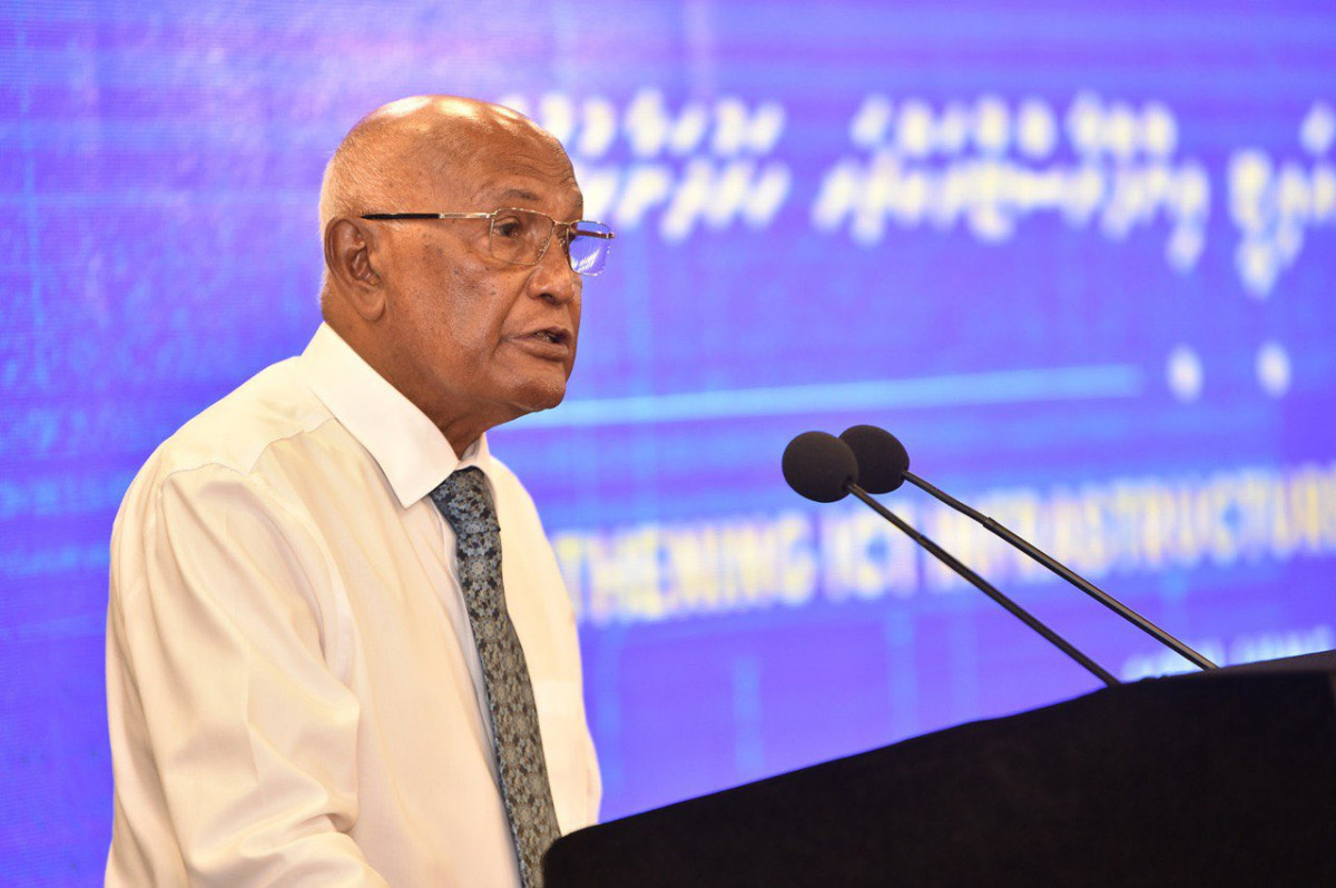 ޞިއްޙީ ދާއިރާ ޑިޖިޓަލައިޒްކޮށް ސަރުކާރުން ކުރިއަށްގެންދާ މަސައްކަތްތަކާ ގުޅޭ ގޮތުން މިނިސްޓަރު ވާހަކަފުޅު ދައްކަވަނީ