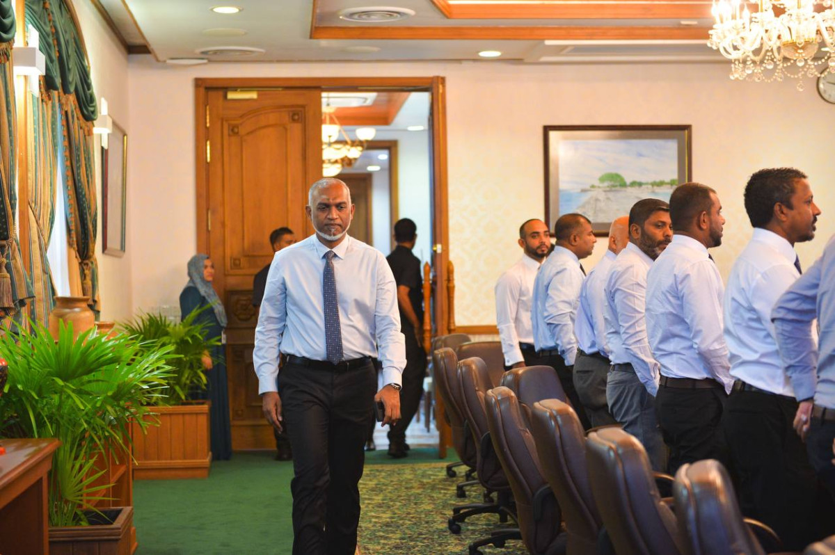 ރައީސުލްޖުމްހޫރިއްޔާ ޑރ.މުހައްމަދު މުއިއްޒު