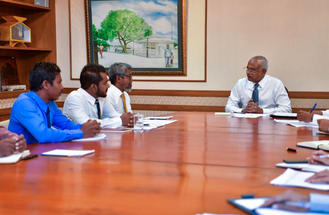 ރައީސުލްޖުމްހޫރިއްޔާ ހދ. ކުރިނބީ ކައުންސިލާއި އ.ތ.މ. ކޮމިޓީއާ ބައްދަލުކުރެއްވުން