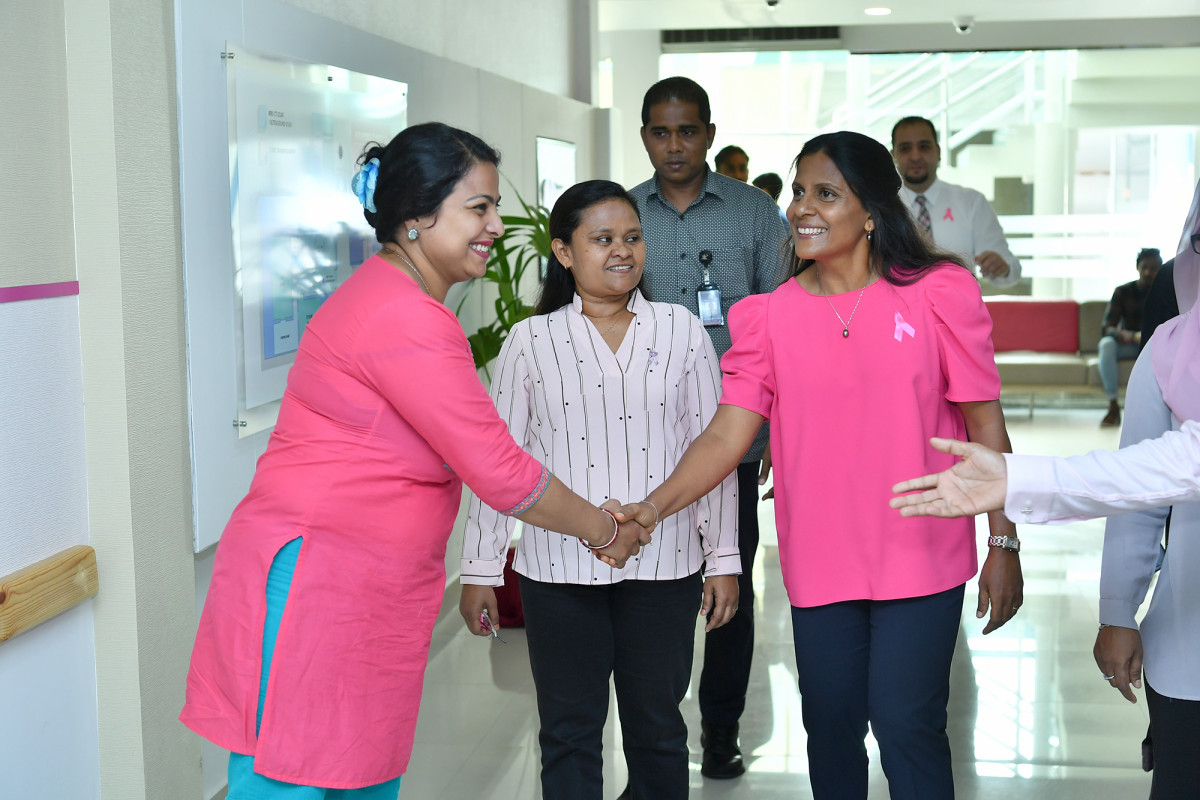 ހުޅުމާލެ ހޮސްޕިޓަލުގައި މެމޯގްރަފީގެ ޚިދުމަތް، ރައީސުލްޖުމްހޫރިއްޔާގެ އަނބިކަނބަލުން އިފްތިތާޙް ކޮށްދެއްވުން -- ފޮޓޯ: ރައީސް އޮފީސް