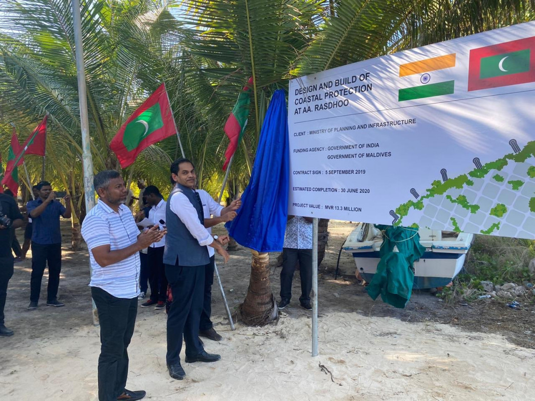 During the ceremony to inaugurate the project
