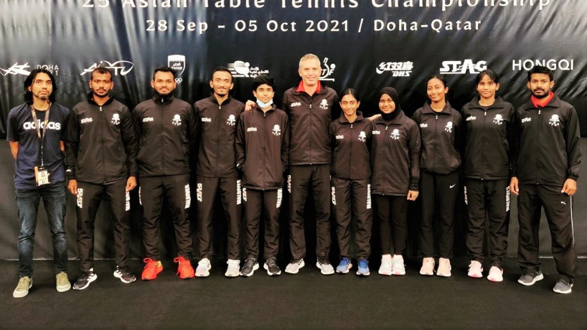 އޭޝިއާ މުބާރާތުގައި ވާދަކުރަމުން އަންނަ ރާއްޖޭގެ ޓީޓީ ޓީމު