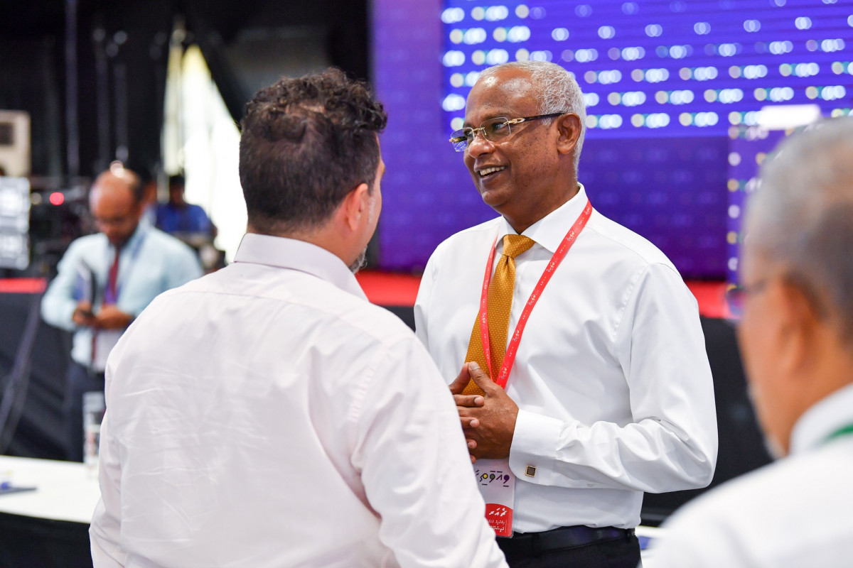 President Ibarahim Mohamed Solih at Viavathi Raajje Conference