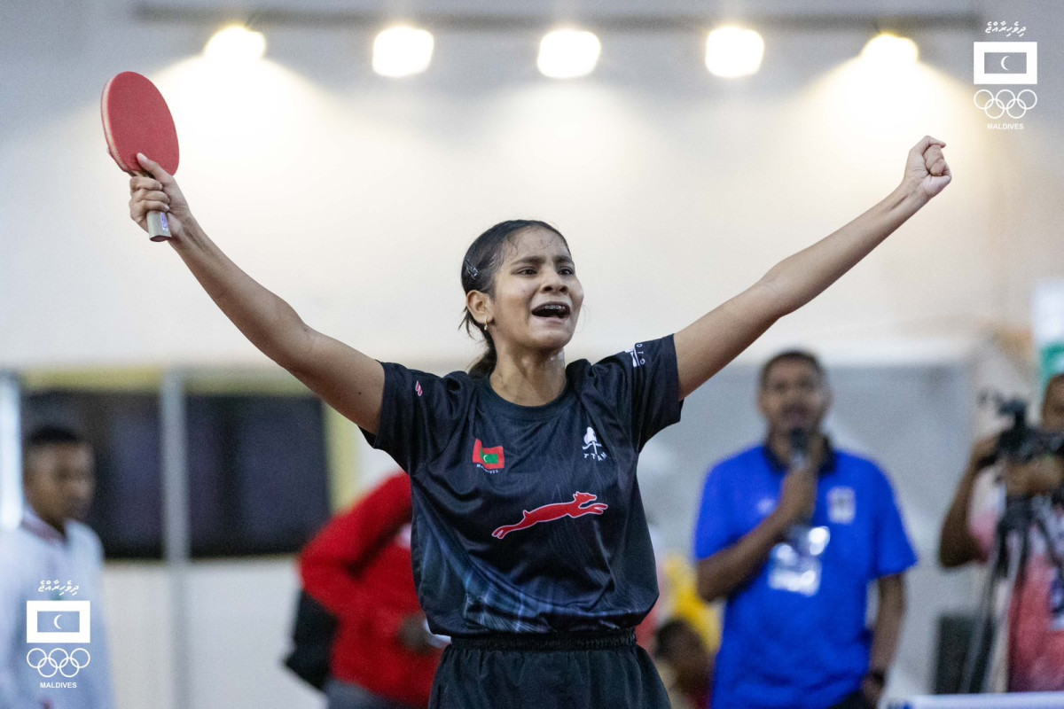 ދީމާ ވަނީ ހަތަރުވަނަ ގޭމު ފަސޭހަ ކަމާއެކު ސީދާ ތިން ސެޓުން ކާމިޔާބުކޮށްފައި - ފޮޓޯ: ރައީސް އޮފީސް