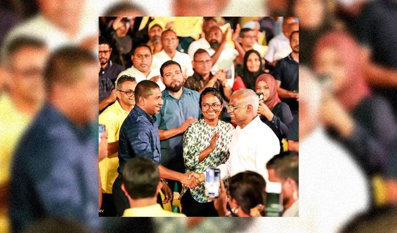 ރައީސް ސާލިހާއި ޔޫތު މިނިސްޓަރު މަޚްލޫފް