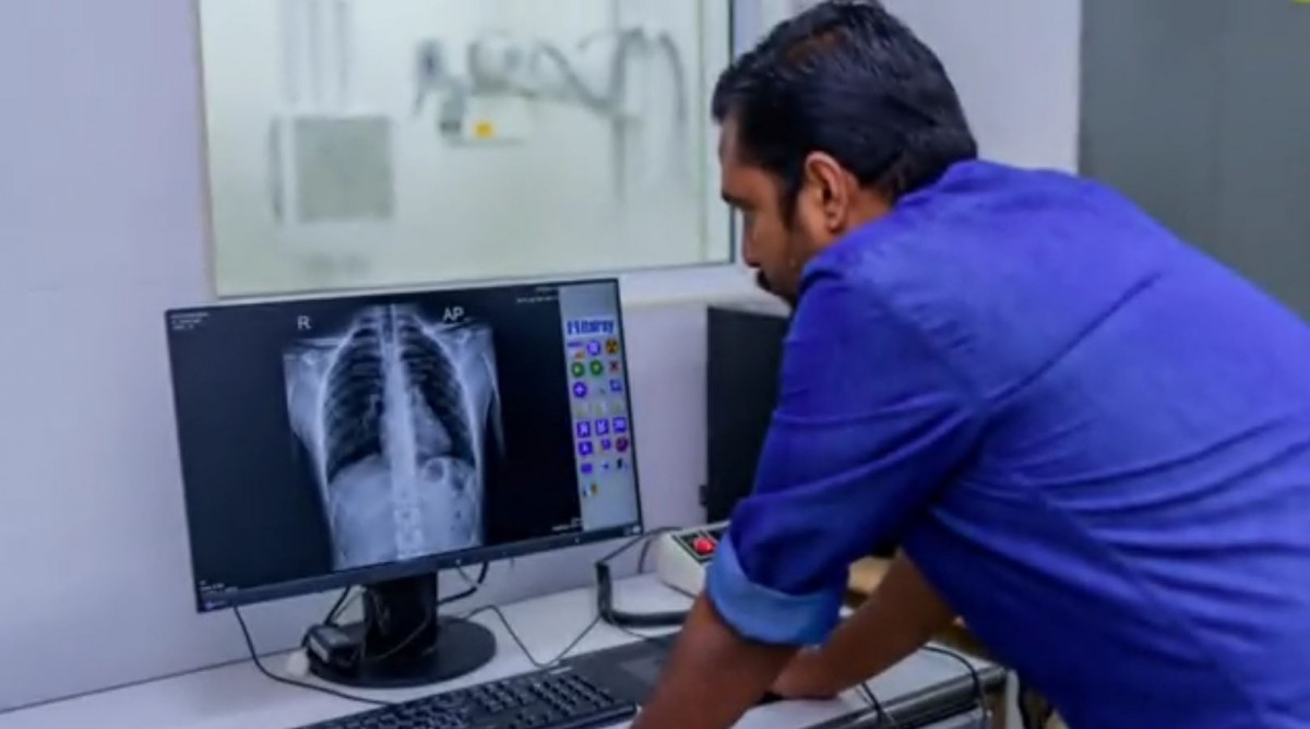 ގަމު ރީޖަލަ ހޮސްޕިޓަލުގައި ގާއިމްކުރި އައު އެކްސްރޭ މެޝިން