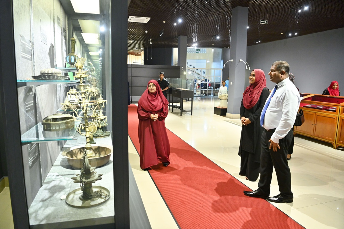 The First Lady inaugurated the ‘Dhon Bandaarain Handh’aanee Mauraz’ on Sunday
