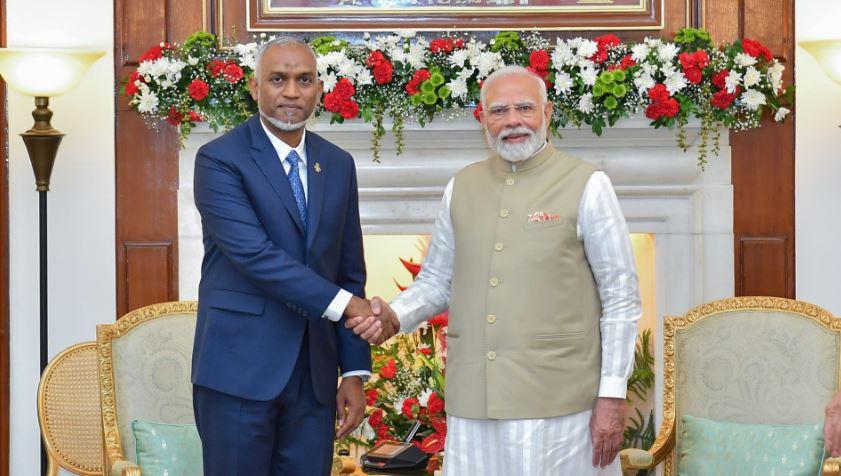 ރައީސް މުއިއްޒު އާއި އިންޑިއާޣެ ބޮޑުވަޒީރު ނަރެންދްރަ މޯދީ