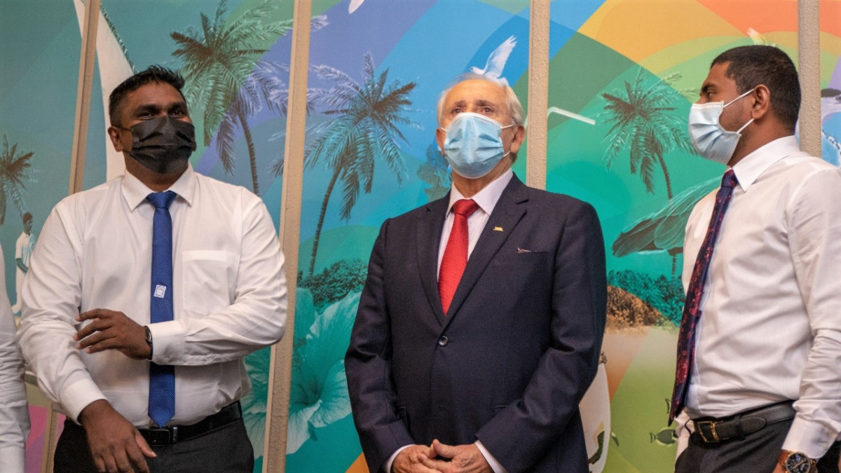 އެފްއައިވީބީގެ ރައީސް އަރީ ގްރާސާއާއެކު ކުޅިވަރާ ބެހޭ ވަޒީރު މަޚްލޫފާއި ވީއޭއެމުގެ ރައީސް ރަނޭޝް