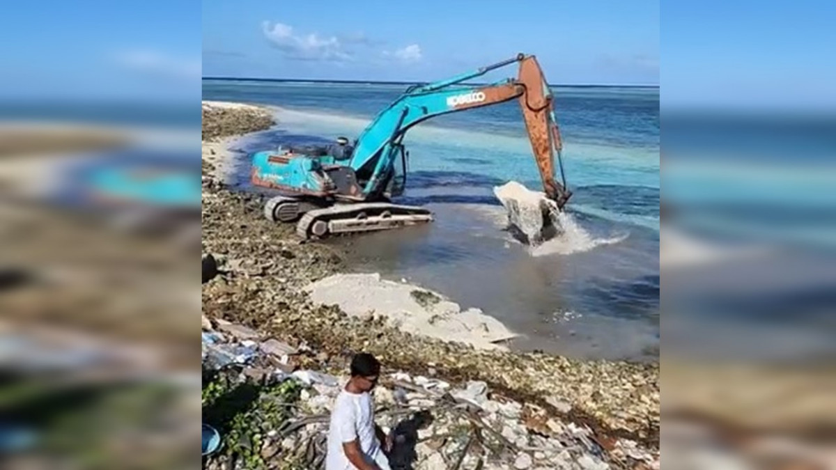 އަލިފުށީ އެއަރޕޯޓާއި، އެހެނިހެން ކަންކަމަށް ބޭނުންކުރާ ބިން ހިއްކުމުގެ މަސައްކަތް ފެށުން