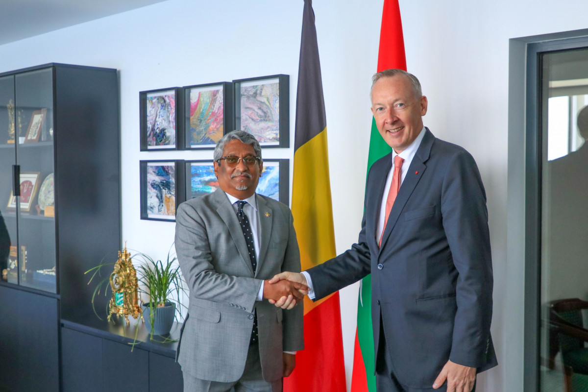 Ambassador of Belgium met with the Minister of State for Foreign Affairs