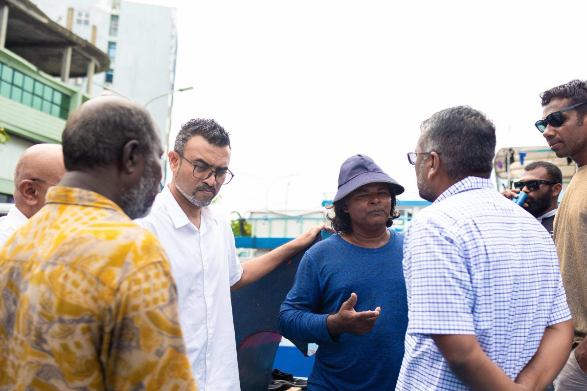 Fishermen sharing their concerns with MDP officials
