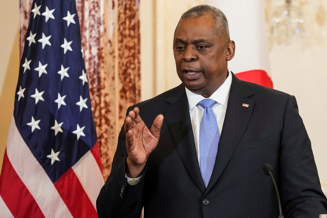 އެމެރިކާގެ ޑިފެންސް ސެކްރެޓަރީ ލޮއިޑް އޮސްޓިން - ފޮޓޯ: ރޮއިޓަރސް