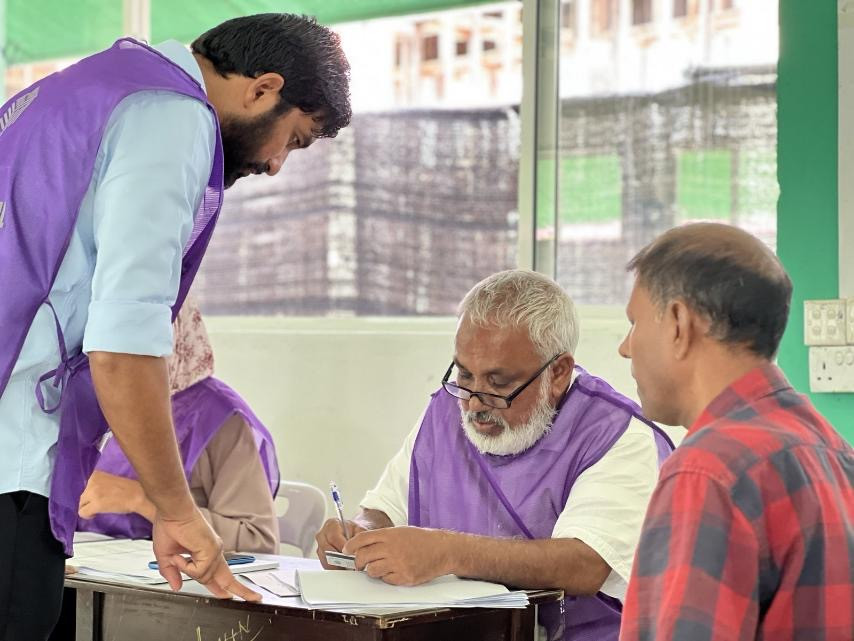 Elections officials at the Presidential Election 2023