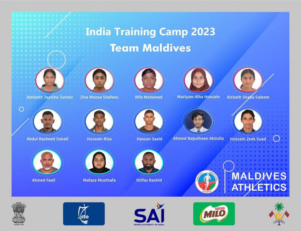 ތަމްރީނުގައި ބައިވެރިވާ ރާއްޖޭގެ އެތުލީީޓުން