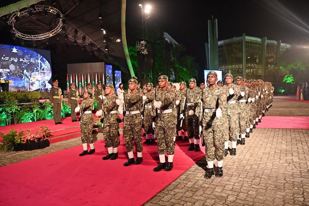 ސިފައިންގެ 131 ވަނަ އަހަރީ ދުވަހުގެ ޖަލްސާގެ ތެރެއިން - ފޮޓޯ: ރައީސް އޮފީސް