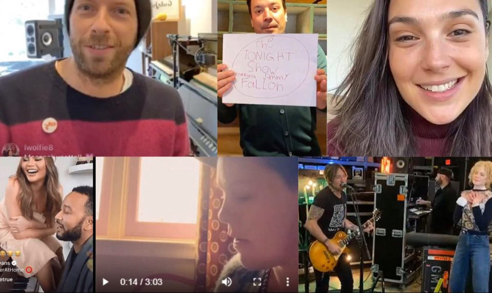 (ކ- ވ) މަތި- ގަލް ގަޑޯޓް، ޖިމީ ފެލަން، ކްރިސް މާޓިން، ތިރި - ކީތު އަރބަންއާއި ނިކޯލް ކިޑްމަން، ޕިންކް އަދި ޖޯން ލެޖެންޑާއި ކްރިސީ ޓީގަން