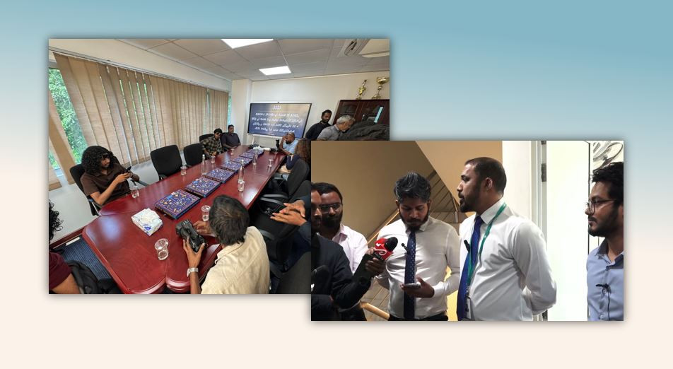 ހޯމް މިނިސްޓްރީގެ ނިއުސް ބްރީފިން، އަދި މީޓިން ރޫމް