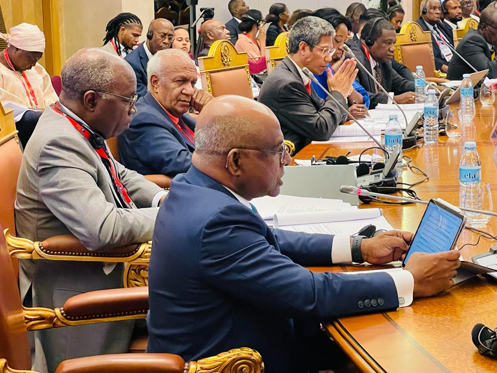 Abdulla Shahid at the 10th Summit of Heads of State and Government of the OACPS