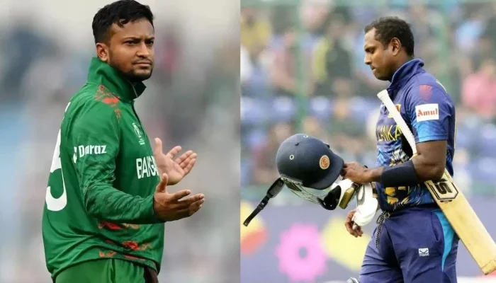 ލަންކާގެ ކެޕްޓަން މަތިއު އާއި ބަންގްލަދޭޝްގެ ޝަކީބް (ވ)