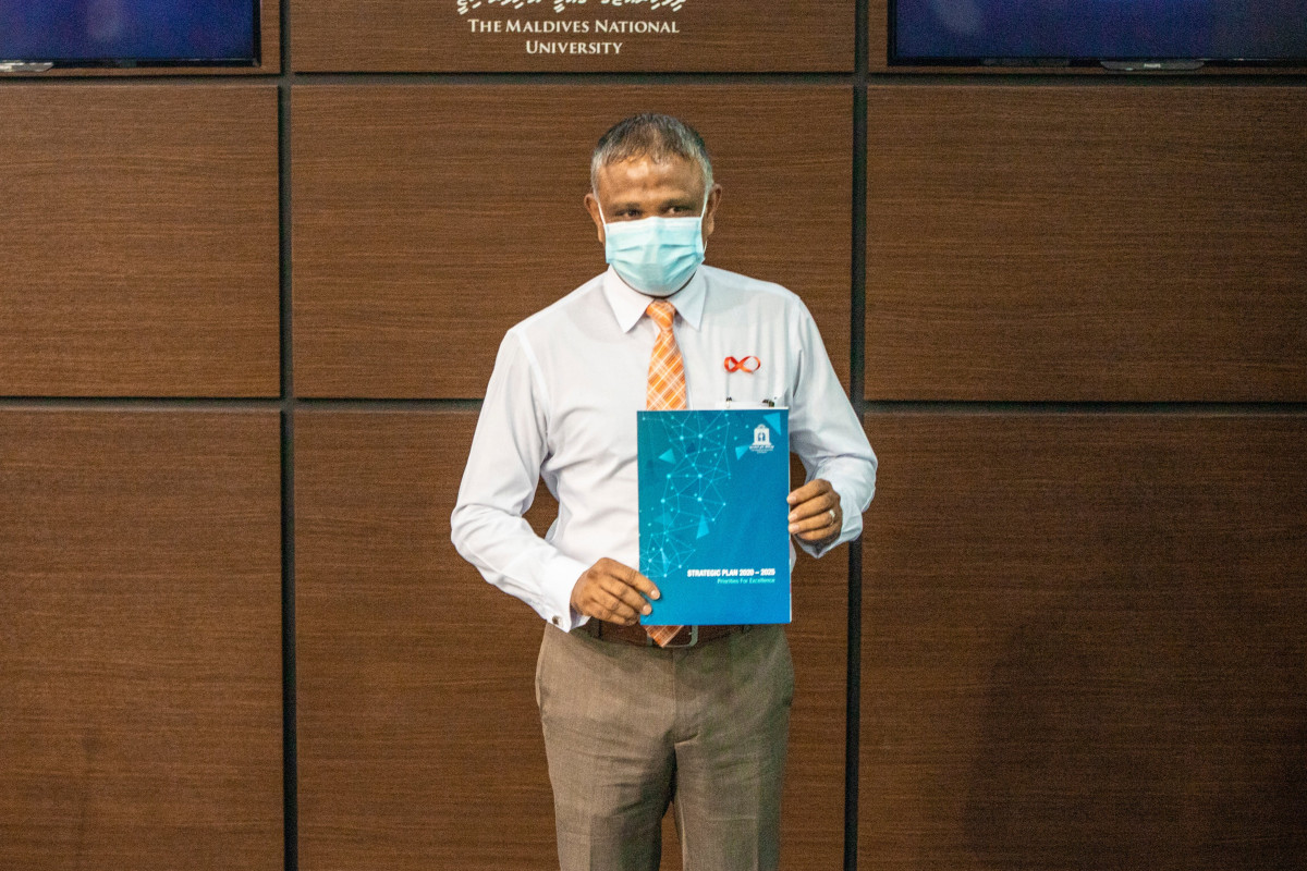 އެމްއެންޔޫގެ ސްޓްރެޓެޖިކް އެކްޝަން ޕްލޭން އިފްތިތާހުކުރި ރަސްމިއްޔާތުގައި ހަޔަރ އެޑިޔުކޭޝަން ޑރ. އިބްރާހީމް ޙަސަން