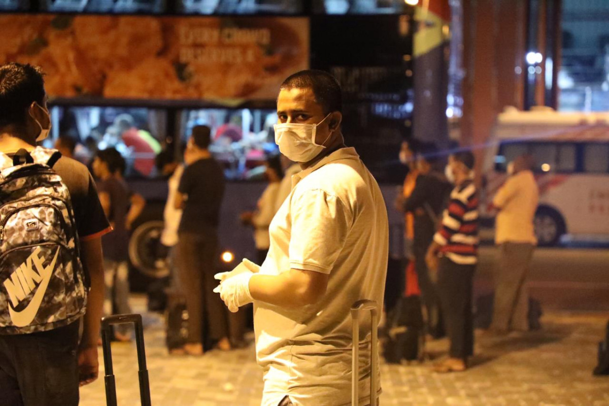 ބަންގްލަދޭޝް ރައްޔިތުން އަނބުރާ ޤައުމަށް ފޮނުވާލުމަށް ކުރާ މަސައްކަތުގެ ތެރެއިން ބައެއް ފަރާތްތައް ހުޅުމާލެ ޓެސްޓިން ފެސިލިޓީއަށް ބަދަލުކުރުމުގެ މަސައްކަތް ކުރިއަށްގެންދަނީ - ފޮޓޯ: އެމްޕީއެލް