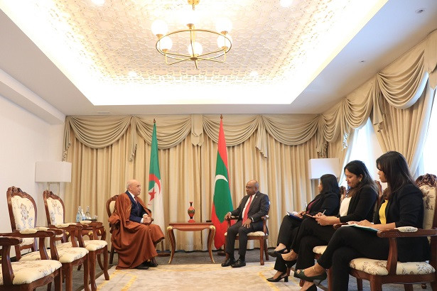 Newly appointed Non-Resident Ambassador of Algeria to Maldives called on the Minister of Foreign Affairs on Wednesday