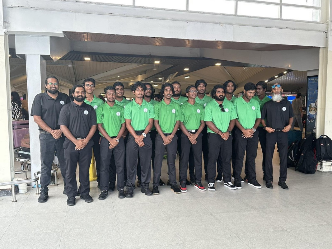 މުބާރާތުގައި ވާދަކުރާ 21 އަހަރުން ދަށުގެ ގައުމީ ކްރިކެޓް ޓީމް