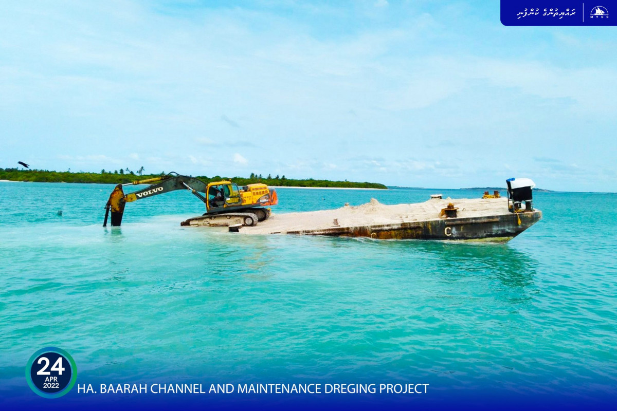 The Channel and Maintenance Dredging of HA. Baarah is well underway
