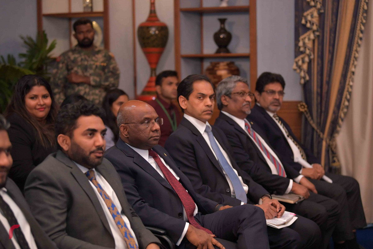 ކޮވިޑް19 އާއި ގުޅިގެން ސާކުގެ މެންބަރު ޤައުމުތަކުގެ ލީޑަރުން ބައިވެރިވި ވީޑިއޯ ކޮންފަރެންސްގައި ރައީސް ބައިވެރިވެ ވަޑައިގެންނެވުން --- ފޮޓޯ ރައީސް އޮފީސް