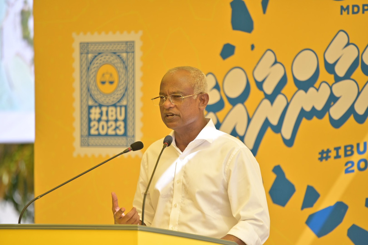 ވ.ރަކީދޫ ކަންމަތީ ޖަލްސާގައި ރައީސް އިބްރާހީމް މުހައްމަދު ސާލިހު ވާހަކަފުޅު ދައްކަވަނީ